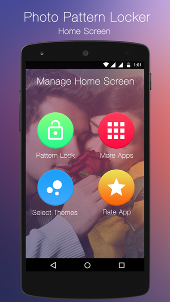 Imagen 1 para Photo Pattern Lock Screen