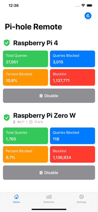 Image 2 for Pi-hole Remote