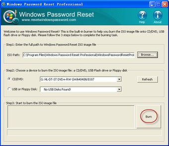 Image 0 for Windows Password Reset Pr…