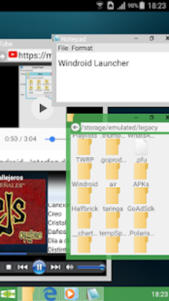 Image 1 for Windroid Launcher (Free)