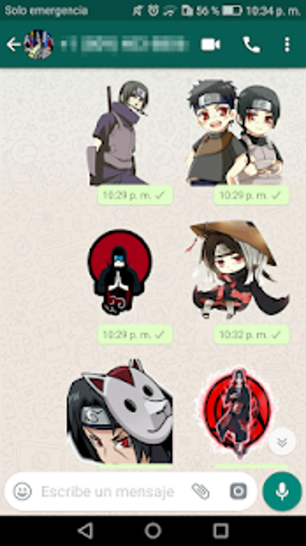 Image 2 for Anime Stickers itachi for…