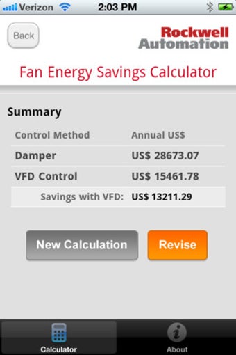 Imagen 0 para Fan Energy Savings Calcul…