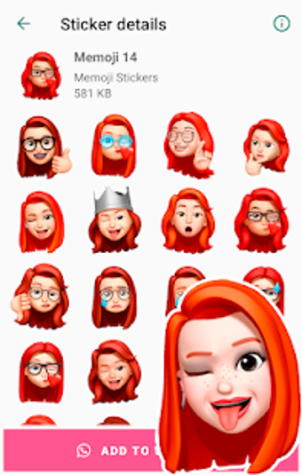 Imagen 5 para Memoji Stickers for Whats…
