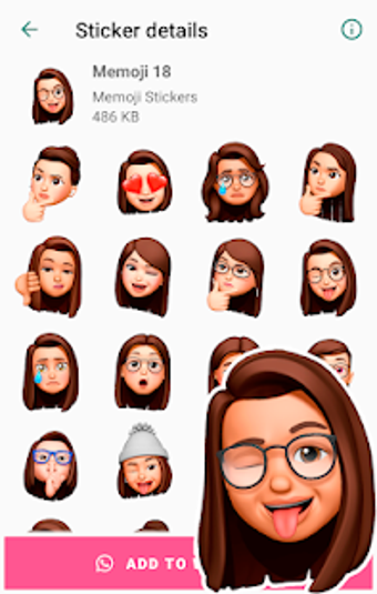 Imagen 1 para Memoji Stickers for Whats…