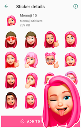Imagen 3 para Memoji Stickers for Whats…