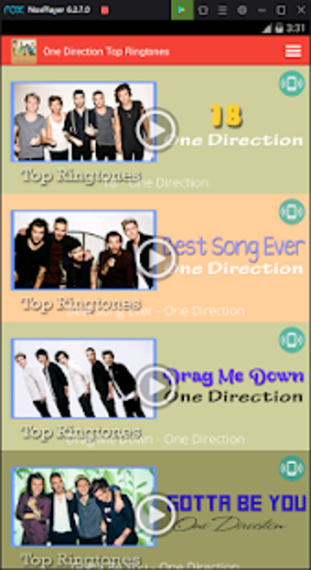 Image 0 for One Direction Top Rington…