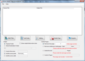 Imagen 0 para PDFdu Delete Page