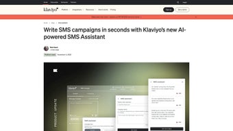 Imagen 0 para Klaviyo SMS Assistant