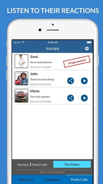 Imagen 2 para Juasapp - Prank Calls