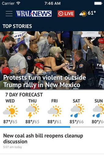 Image 0 for WRAL News Mobile