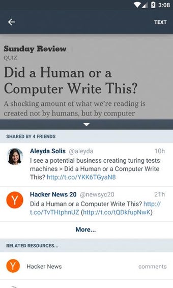 Imagen 0 para Nuzzel: News From Your Fr…