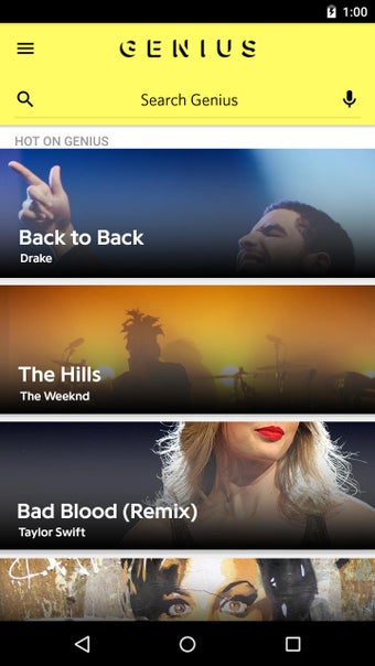 Image 0 for Genius Song Lyrics & More