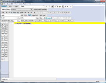 Image 1 for CesarUSA Text Editor BS