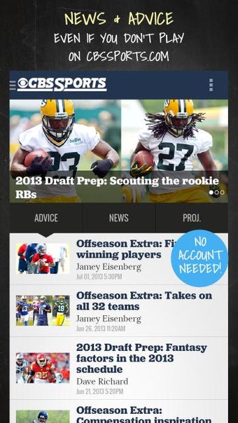 Imagen 1 para CBS Sports Fantasy