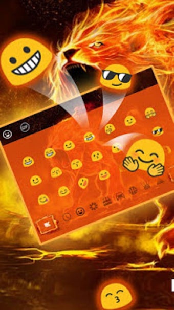 Image 2 for Roar Lion Keyboard Theme