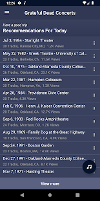 Imagen 0 para Grateful Dead Concerts