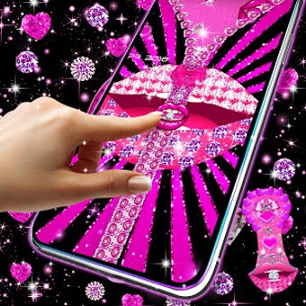 Imagen 1 para Diamond lips lock screen