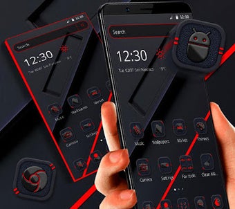 Image 1 for Red and Black HD Business…