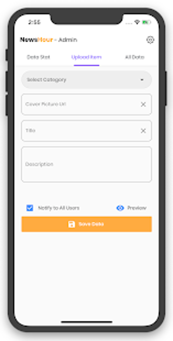 Image 2 for NewsHour - Admin Panel De…