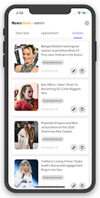 Image 0 for NewsHour - Admin Panel De…
