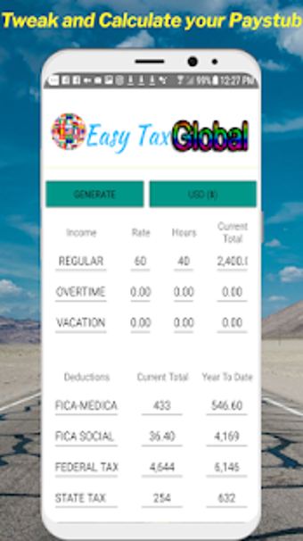 Image 2 for Global Paystub Paycheck M…