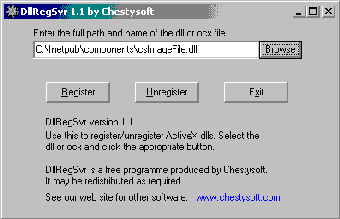 Imagen 0 para DllRegSvr