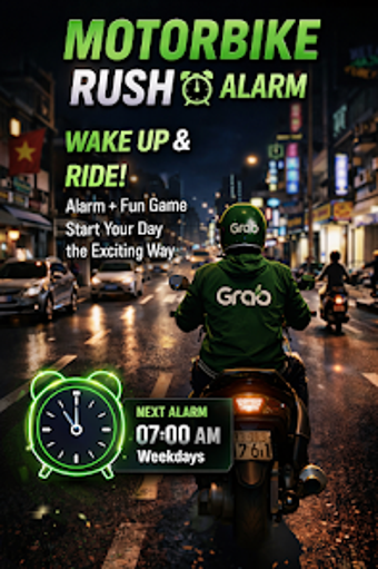 Image 0 for Motorbike Rush Alarm  Wak…