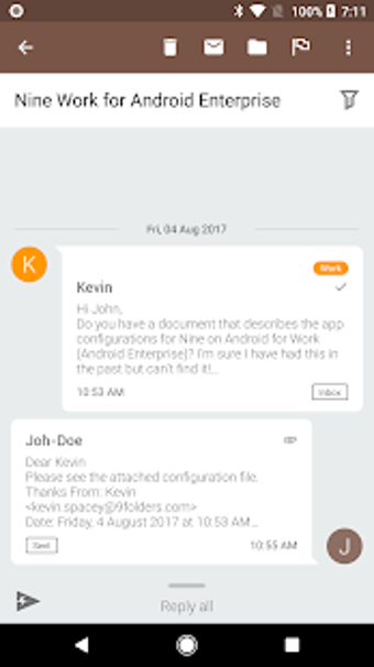 Image 1 for Nine Work for AirWatch