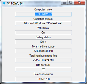 Image 0 for PCInfo