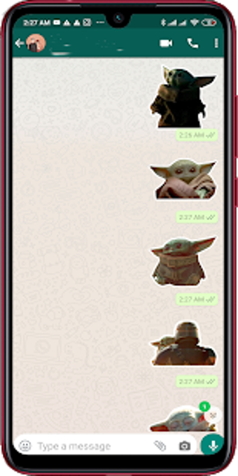 Image 2 for Baby Yoda Stickers For Wh…
