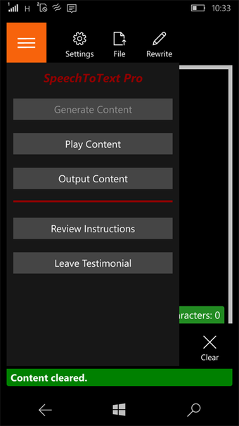 Image 0 for SpeechToText Pro for Wind…