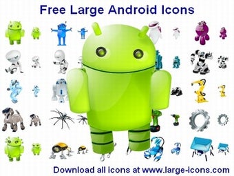 Imagen 0 para Free Large Android Icons