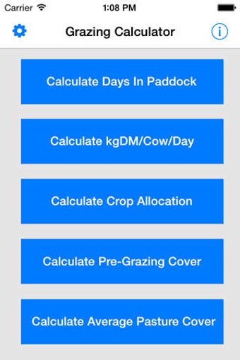 Image 0 for Grazing Calculator