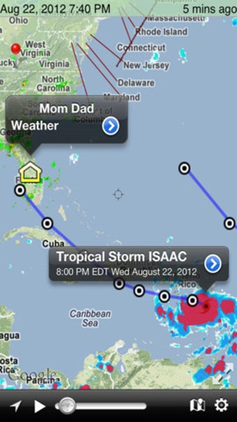 Imagen 0 para Radar Cast Pro - NOAA Hi-…