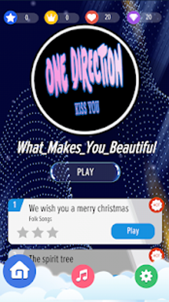 Image 1 for One Direction Piano Tiles