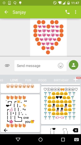 Imagen 0 para Emoji Keyboard - Love Art…