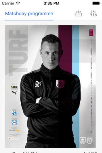 Image 0 for Burnley FC MDP