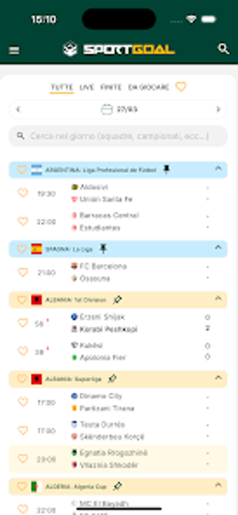 Imagen 0 para Sportgoal: Risultati Dire…