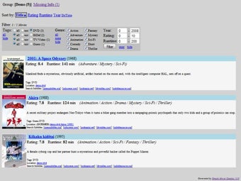 Image 0 for Simple Movie Catalog