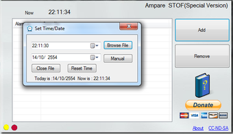 Image 0 for Ampare Set Time Open File