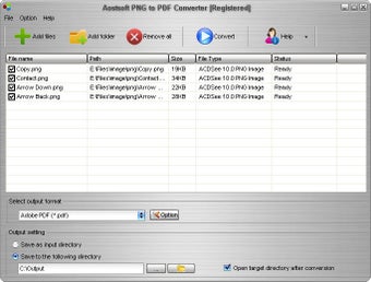Image 0 for Aostsoft PNG to PDF Conve…