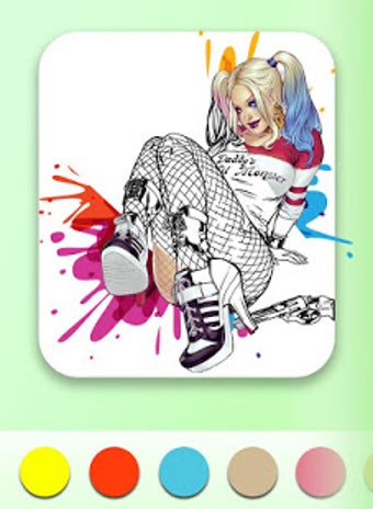 Image 1 for Harley Quinn Coloring Boo…