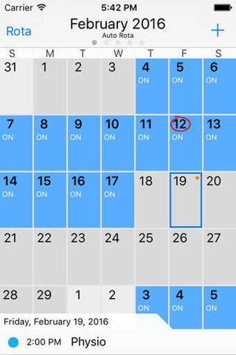 Image 0 for Rota Calendar - Work Shif…