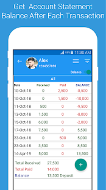 Image 1 for Credit Debit-Ledger Accou…