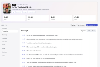Imagen 0 para GetAnyTranscript