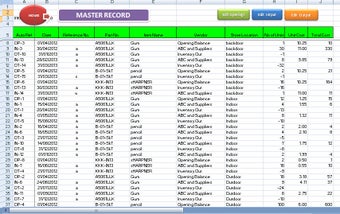 Imagen 7 para ABCAUS Excel Inventory Te…