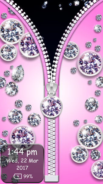 Image 0 for Diamond Zipper Lock Scree…