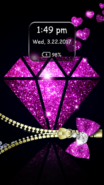 Image 4 for Diamond Zipper Lock Scree…