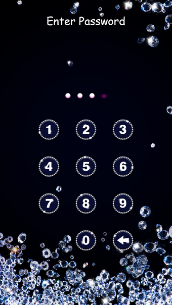 Image 1 for Diamond Zipper Lock Scree…