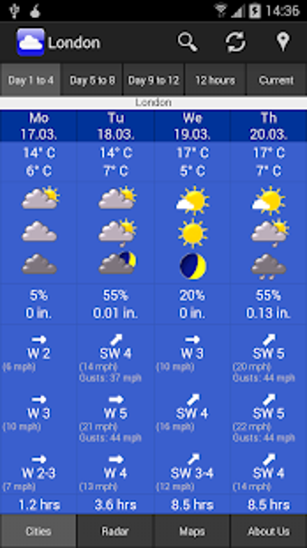 Imagen 2 para WeatherOnline Free